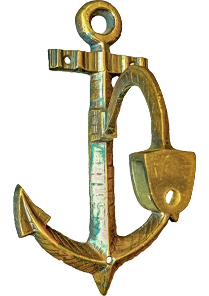 Pirinç Döküm Duvar Süsü Çıpalı Çan As