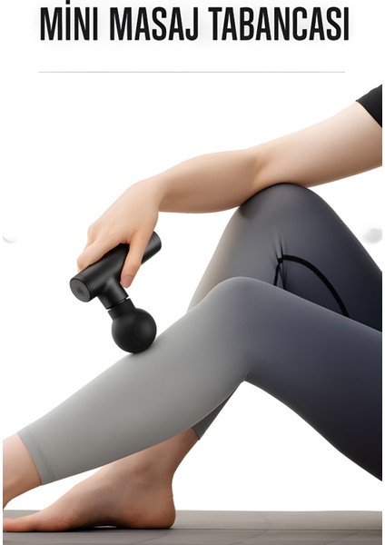Kablosuz Mini Masaj Tabancası Sessiz Çalışma USB Type-C Şarjlı Kas Gevşetici Taşınabilir Masaj Aleti indirimleri