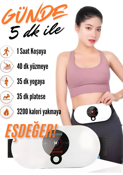 Akıllı Masaj Kemeri – Regl Kemeri- Yağ Yakma Kemeri Sıcak Kompres ve Titreşimli Masaj Cihazı fiyatları