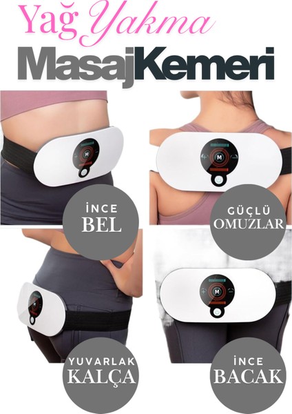 Akıllı Masaj Kemeri – Regl Kemeri- Yağ Yakma Kemeri Sıcak Kompres ve Titreşimli Masaj Cihazı fırsatları