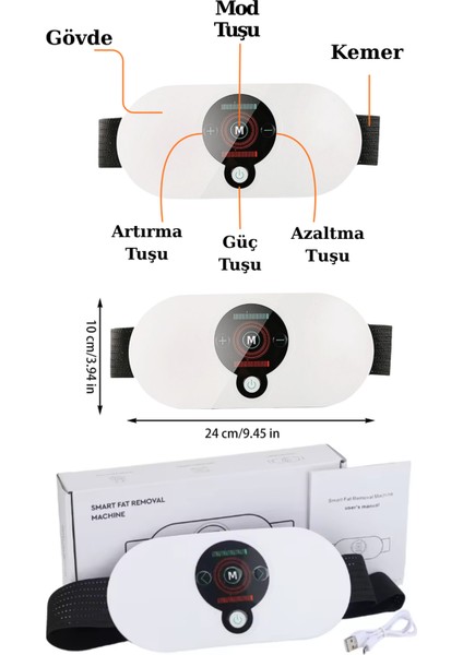 Akıllı Masaj Kemeri – Regl Kemeri- Yağ Yakma Kemeri Sıcak Kompres ve Titreşimli Masaj Cihazı indirimleri