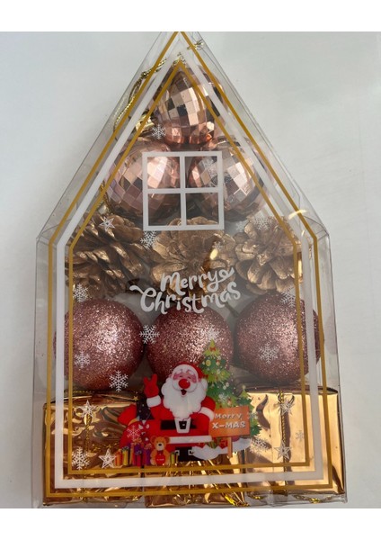 Yılbaşı Süsü 12' Li 10 cm Karışık 12 Adet Set