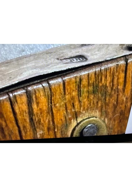 Antika Gümüş Çerçeve - 15 cm x 11 cm Ölçülerinde