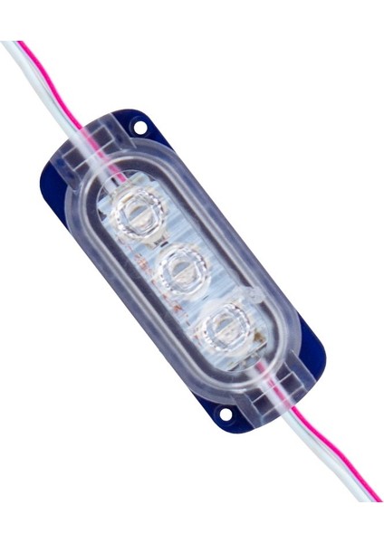 Modül LED 12V 0.6W Mavi 2835 65 x 25MM IP65 120LM 160 Derece (20 Adet)