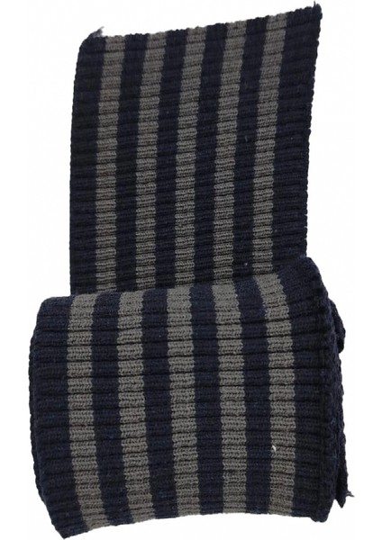 Triko Ribana Fitilli Kol Etek Bandı Çok Amaçlı 2x1 Dokuma Lacivert Gri 72X7.5 cm 1 Adet T548