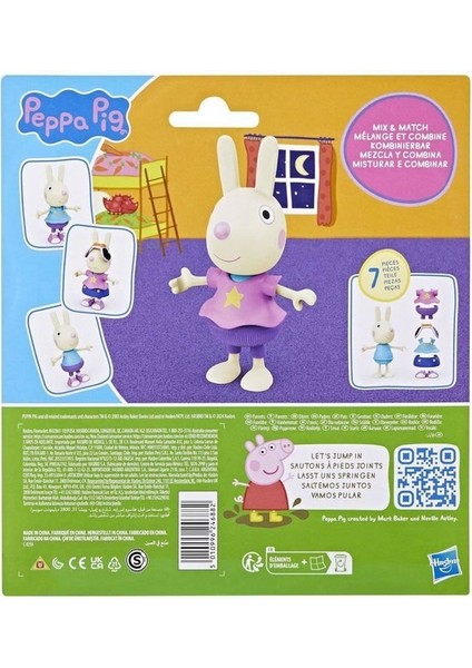 F8859 Peppa Pig ve Ailesi Kıyafetli Figür Seti +3 Yaş