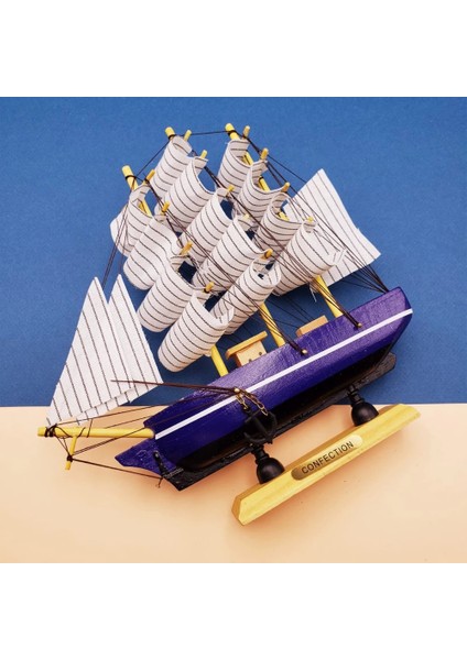 Büyük Boy Yelkenli Ahşap Gemi - Lisinya fiyatları