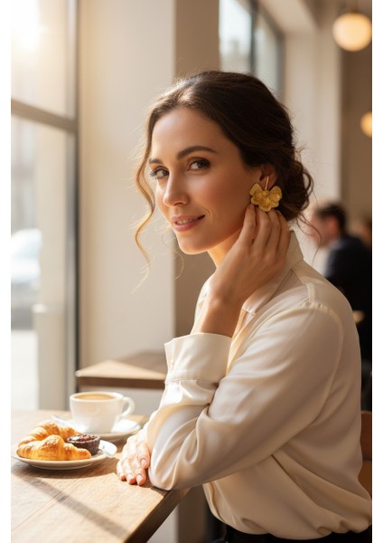 Vividcharm Çiçek Model Küpe modelleri