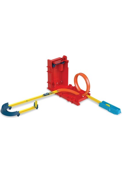 HDX78 Hw Track Builder Benzin Bidonu Akrobasi Seti, Hot Wheels Track Builder
