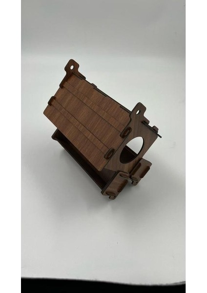 Ahşap Kuş Yuvası Evi Ceviz 20 cm x 15 cm x 22 cm modelleri