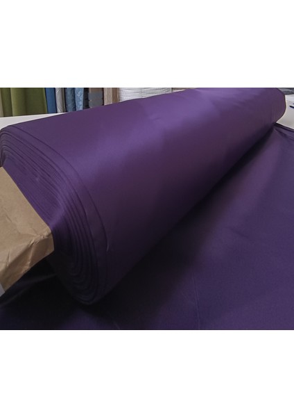 Düz Parlak Saten Fon Perde - Mor - Pilesiz Düz Dikim - STN119 fiyatları