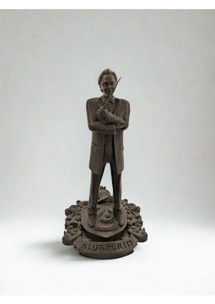 Slytherin Büyücüsü 3D Baskı Figür – Koleksiyonluk Fantastik Heykel