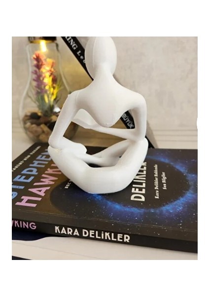 Kitap Okuyan Iskandinav Tarzı Biblo Heykel Figür Dekor Dekorasyon 3D 3 Boyutlu fiyatları