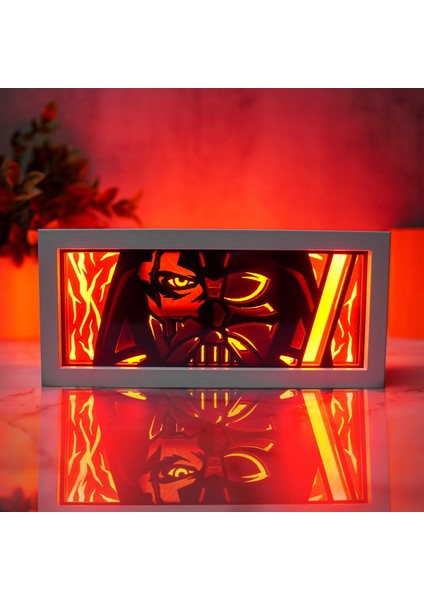 Darth Vader - LED Işıklı Dekoratif Light Box (Star Wars Tasarım)