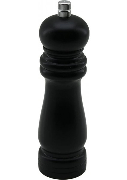 Siyah Ahşap Küçük= Çap: 4.5cm - Uzunluk: 15.5cm Tuz - Baharat Öğütücü (4887)