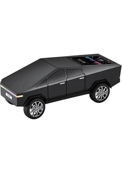 D68 Cyber Model Araba Tasarımlı Bluetooth Hoparlör 15W Güçlü Ses Rgb LED /tws/usb Siyah fiyatları