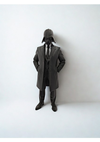 Darth Vader Takım Elbiseli 3D Figür – Şık ve Asi Tasarım