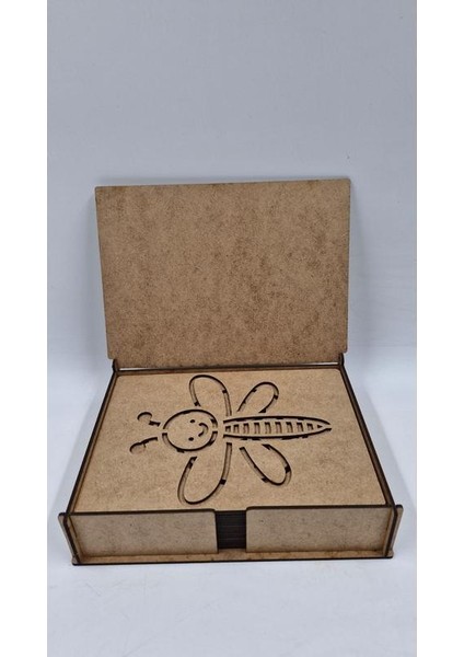 Ahşap Montessori Çizim Seti Böcekler Kutulu 15 Adet modelleri