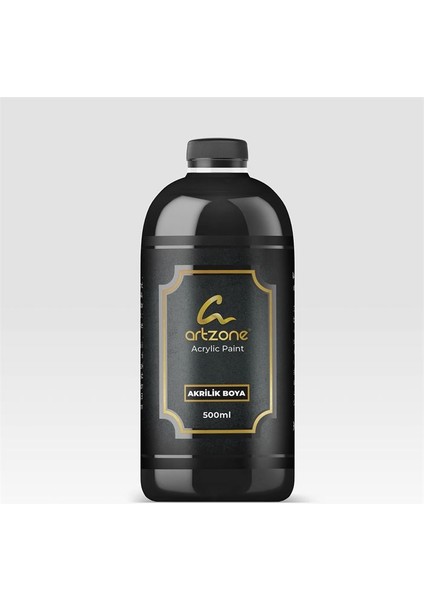 Akrilik Boya 500ML - Siyah Boya fiyatları
