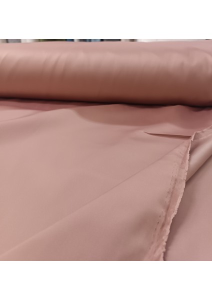 Düz Parlak Saten Fon Perde - Pudra - Pilesiz Düz Dikim - STN1045 modelleri