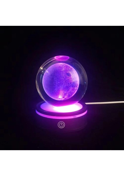 Usb'li Dolunay Tasarımlı Dönen Cam Küre fiyatları