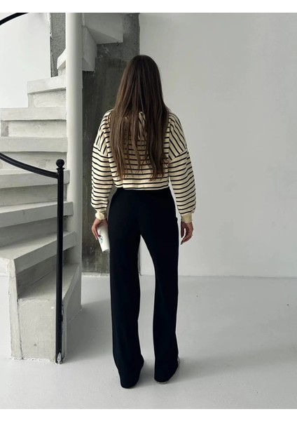 Fit Comfort Siyah Salaş Pantolon fiyatları