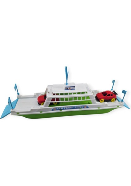 Feribot Araç Taşııyan Gemi 45 cm - Yeşil modelleri