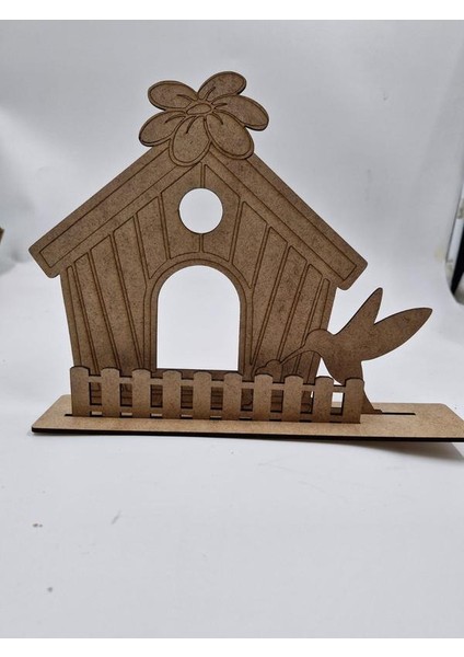 5 Adet Ahşap Kuş Evi Boyama Etkinliği