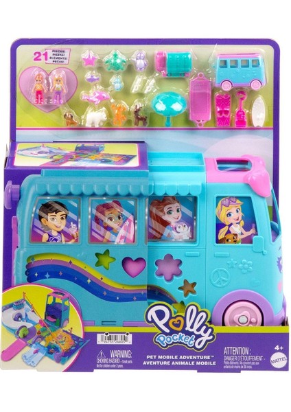 JCC22 Polly Pocket Hayvancıkların Karavan Macerası Oyun Seti indirimleri