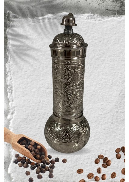 Zamak Döküm Gümüş Büyük Biber Değirmeni, Baharat Değirmeni modelleri