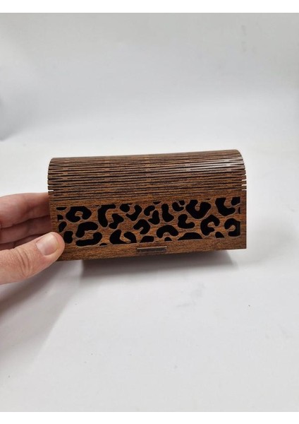 Ahşap Dekoratif Kutu 13 cm x 7 cm x 5 cm No7