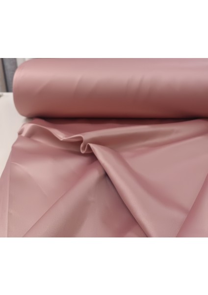 Düz Parlak Saten Fon Perde - Pudra - Pilesiz Düz Dikim - STN1045 fiyatları