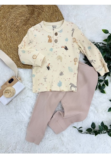 Kız Bebek %100 Pamuklu Alt - Üst Takım fırsatları