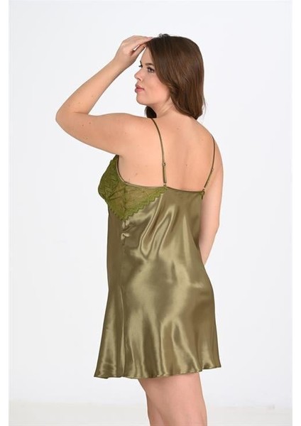 Büyük Beden Haki Gecelik 2104 modelleri