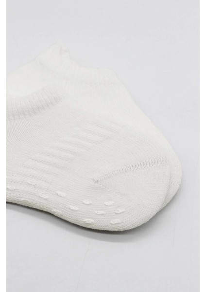 2'li Sneakers Kaymaz Basic Penye Çorap BS20103 Ekru Ekru modelleri
