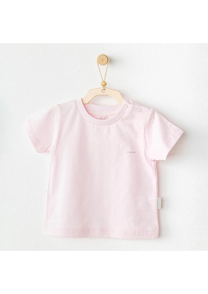 Andywawa AC25971 Casual Bebek Tişört Pink