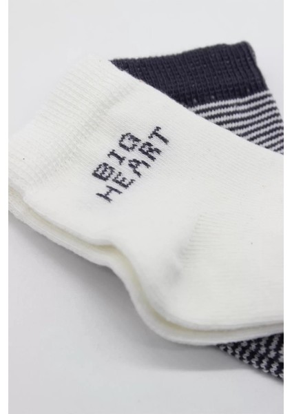 Big Heart Penye Soket Çorap 2'li Antrasit fırsatları