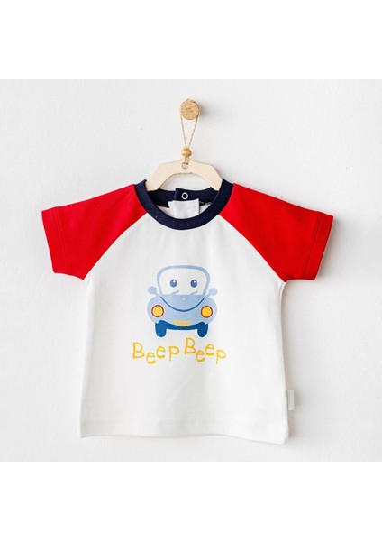 Andywawa AC25976 Casual Bebek Tişört White