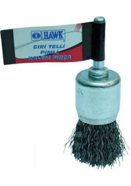 11141 17 mm Gri Telli Pimli Kalem Fırça