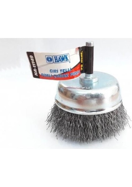 HA11147 Pimli Gri Tel Çanak Fırça 65 mm fiyatları