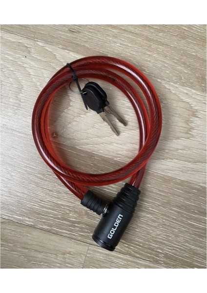 12*80 cm Bisiklet Halat Kilidi Dolamalı Lüks Kilit