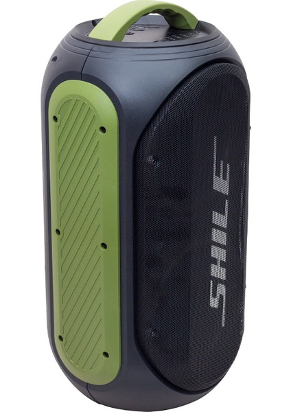 SL-2019A El Mikrofonlu-Kumandalı Usb/sd/bt Işıklı Taşınabilir Şarjlı Seyyar Anfi