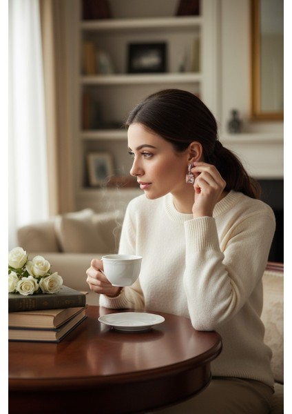 Vividcharm Pembe Zirkon Vıp Seri Küpe fırsatları