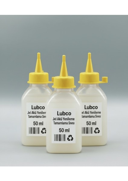 Jel Akü Bakım Yenileme Tamamlama Sıvısı Elektrolit 50 ml x 3 Adet