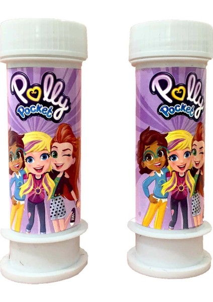 ​​​​​​​polly Pocket Temalı 2'li Köpük Baloncuk