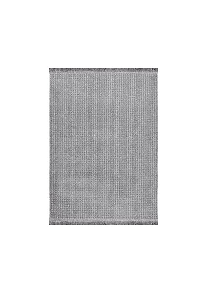 Deliceto Modern Gri Dtex Soft Kaydırmaz Tabanlı Makine Halısı