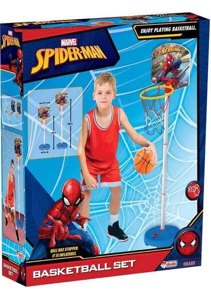 Dede Spiderman Küçük Ayaklı Basketbol Potası