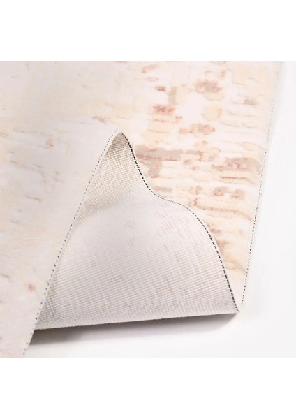 Pozza Modern Krem Akrilik Makine Halısı modelleri