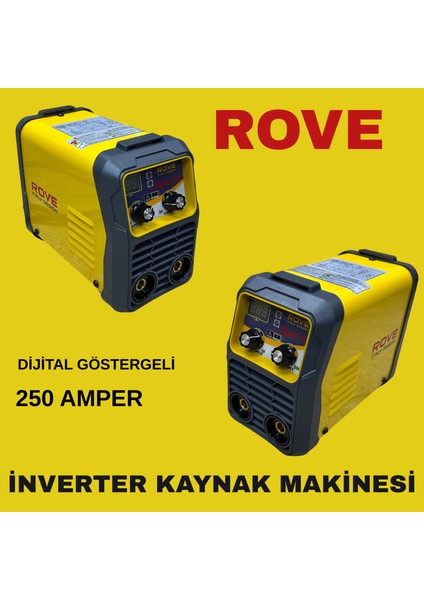 DİJİTAL GÖSTERGELİ İNVERTER KAYNAK MAKİNESİ 250A PROFESYONEL MMA350 SERİSİ ROVE SMART İTALY DESİNG MİNİ KAYNAK MAKİNESİ ÇANTA TİPİ fiyatları