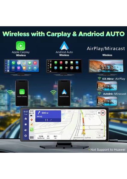 4K Carplay Ön-Arka Araç Kamerası Wifi Bluetooth fırsatları